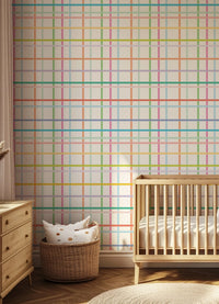Papel de Parede Infantil - Contando Cores Suave