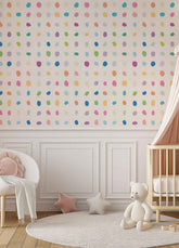 Papel de Parede Infantil - Bolinhas Suave