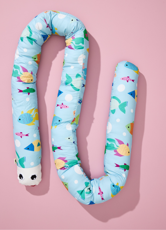 Protetor de Berço Minhocão - Peixinhos do Oceano