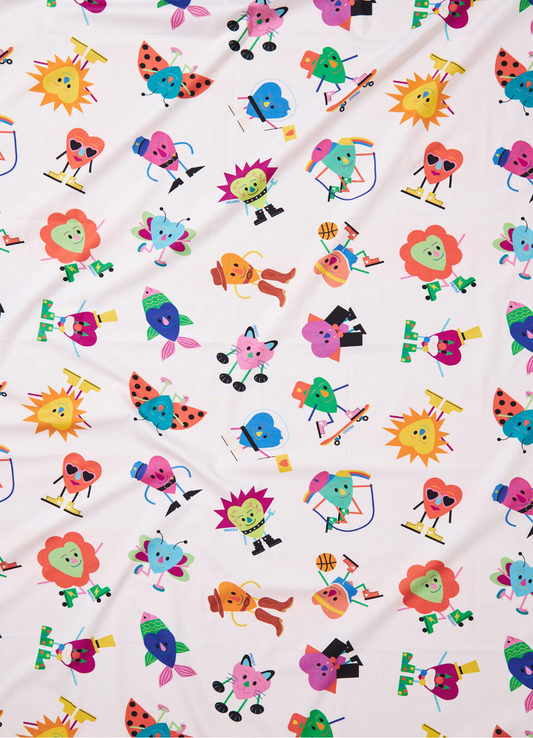 Lençol de Cima Infantil - Amar e Ser Feliz