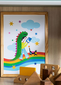 Pôster Infantil - Mundo da Leitura