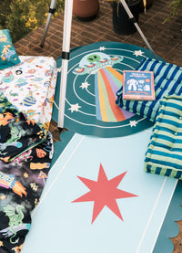Tapete Playmat - Quadra Espacial