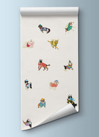 Papel de Parede Infantil - Cachorrinhos