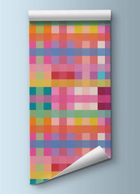 Papel de Parede Infantil - Xadrez Radiante
