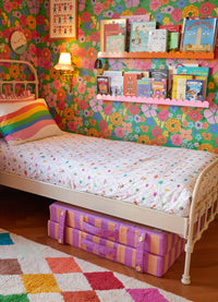 Colchonete Dobrável - Listrado Violeta