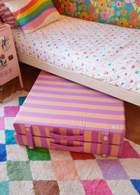 Colchonete Dobrável - Listrado Violeta