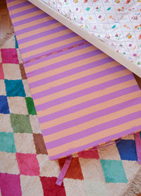 Colchonete Dobrável - Listrado Violeta