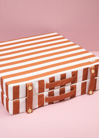 Colchonete Dobrável - Listrado Caramelo