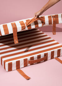 Colchonete Dobrável - Listrado Caramelo