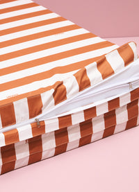 Colchonete Dobrável - Listrado Caramelo