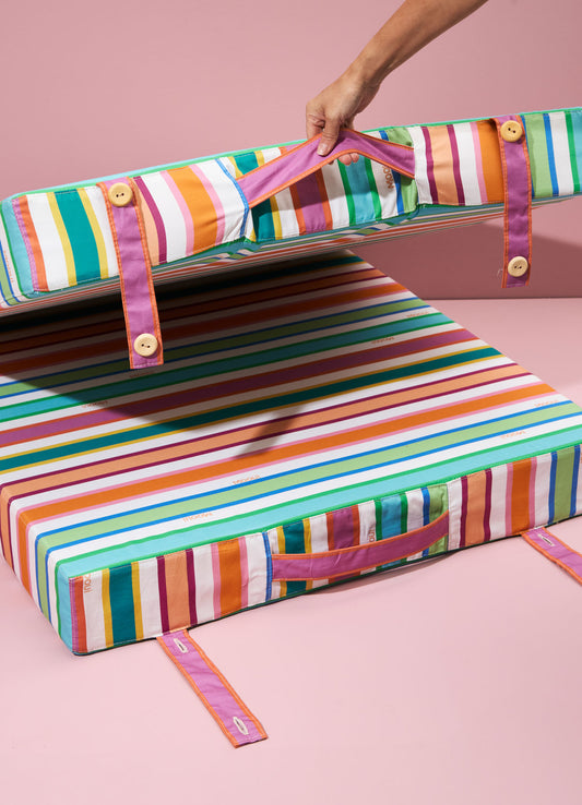 Colchonete Dobrável - Listrado Alegria
