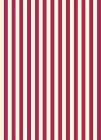 Papel de Parede Listra Fina - Creme + Marsala