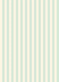 Papel de Parede Listra Fina - Creme + Menta