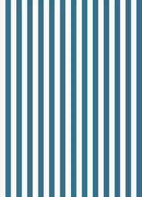 Papel de Parede Listra Fina - Off White + Petróleo