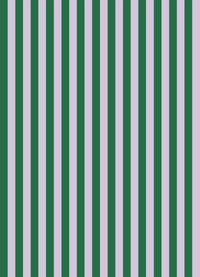 Papel de Parede Listra Fina - Pinheiro + Lilás