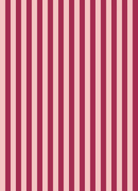 Papel de Parede Listra Fina - Rosa Doçura + Marsala