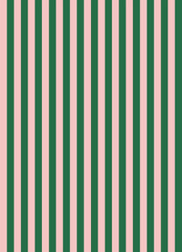 Papel de Parede Listra Fina - Rosa Doçura + Pinheiro