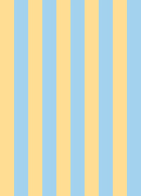 Papel de Parede Listra Larga - Amarelo Radiante + Azul Céu