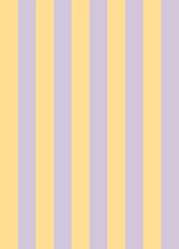 Papel de Parede Listra Larga - Amarelo Radiante + Lilás