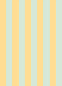 Papel de Parede Listra Larga - Amarelo Radiante + Menta