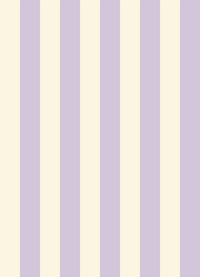 Papel de Parede Listra Larga - Creme + Lilás