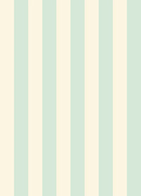 Papel de Parede Listra Larga - Creme + Menta