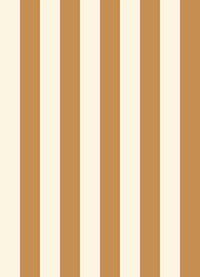 Papel de Parede Listra Larga - Creme + Mostarda