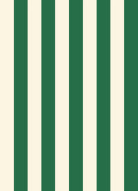Papel de Parede Listra Larga - Creme + Pinheiro