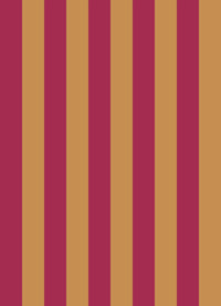 Papel de Parede Listra Larga - Marsala + Mostarda