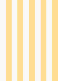 Papel de Parede Listra Larga - Off White + Amarelo Radiante