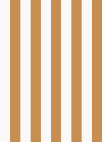 Papel de Parede Listra Larga - Off White + Mostarda