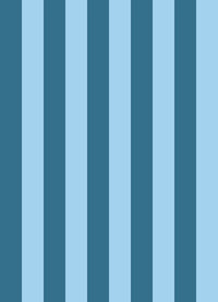 Papel de Parede Listra Larga - Petróleo + Azul Céu