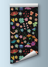 Papel de Parede Infantil - Anoitecer no Jardim