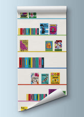 Papel de Parede Infantil - Biblioteca de Criança