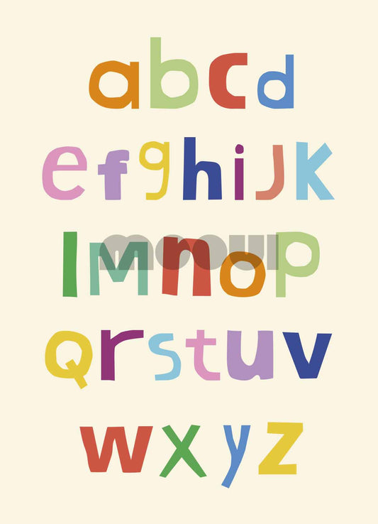 Pôster Infantil - Abecedário