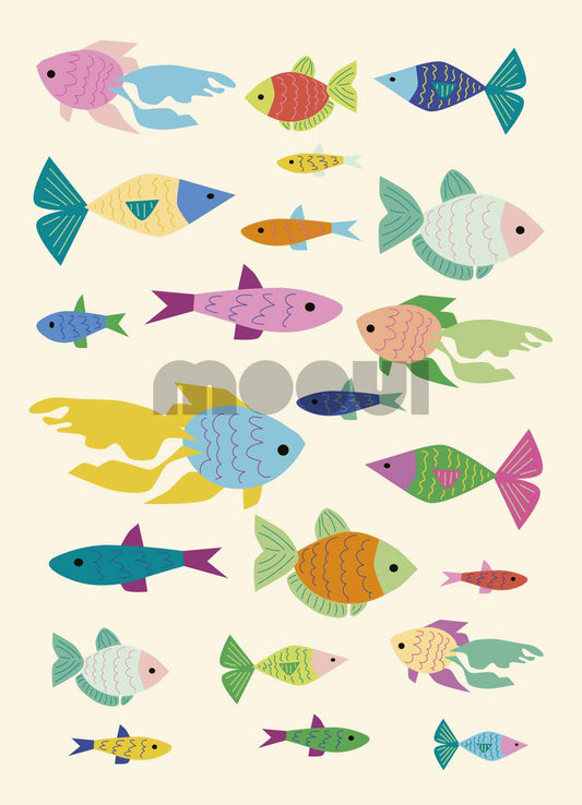 Pôster Infantil - Amizade do Mar