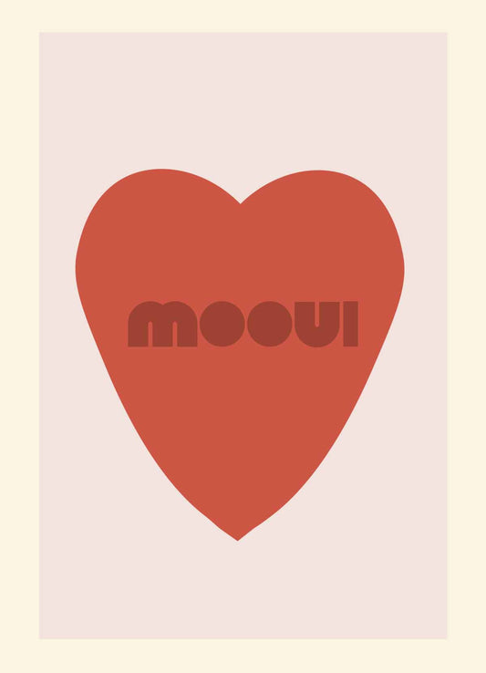 Pôster Infantil - Amor Emoldurado