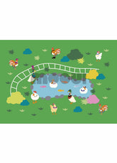 Pôster Infantil - Animais no Lago