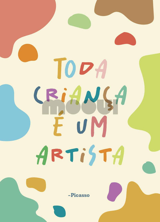 Pôster Infantil - Artista