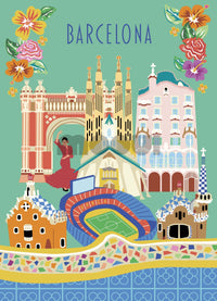 Pôster Infantil - Barcelona