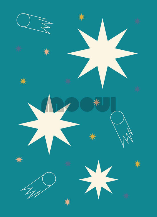 Pôster Infantil - Estrelado