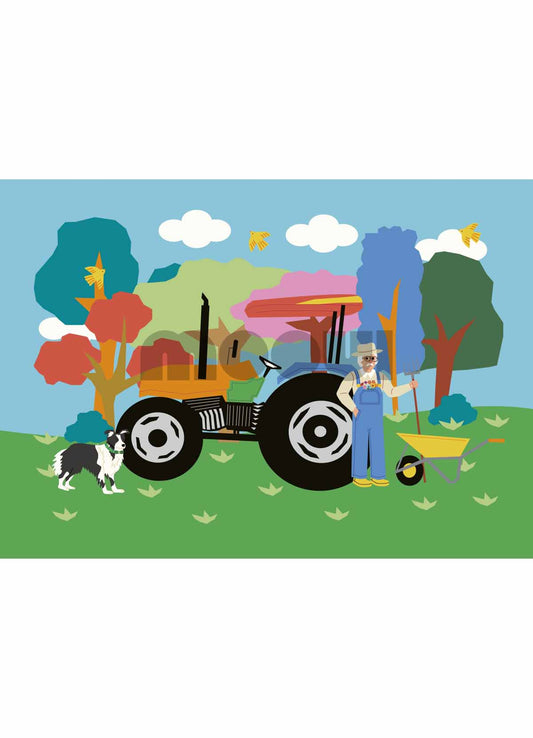 Pôster Infantil - Fazendeiro