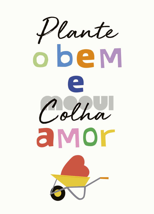 Pôster Infantil - Plante O Bem