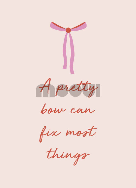 Pôster Infantil - Pretty Bow