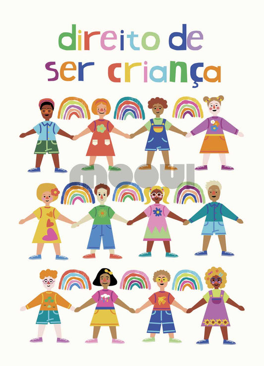 Pôster Infantil - Ser Criança