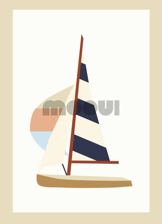 Pôster Infantil - Vela Marinha