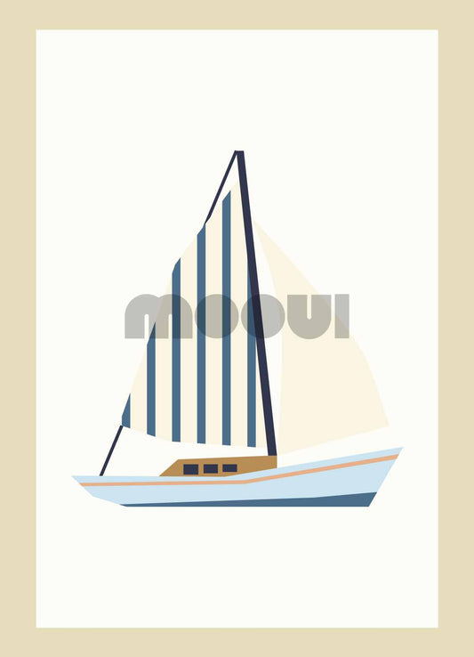 Pôster Infantil - Vela do Mar