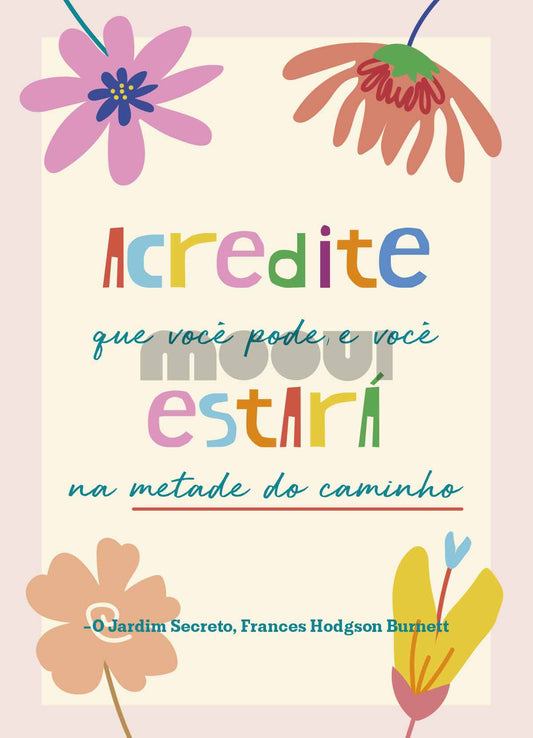 Pôster Infantil - Você Pode