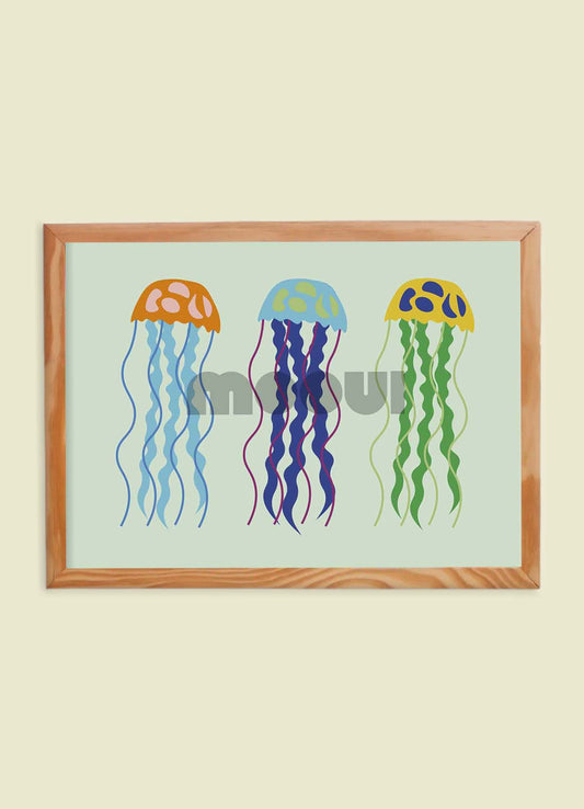 Pôster Infantil - Águas Vivas