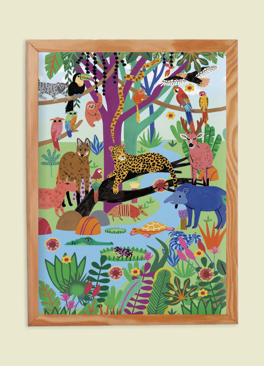 Pôster Infantil - Amazônia